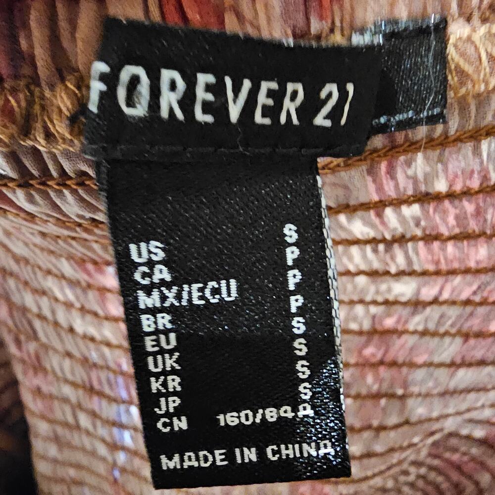 Romantic Cottagecore Floral Top Milkmaid Ruched Whimsy Boho Peplum Sheer Dress S - Picture 5 of 11